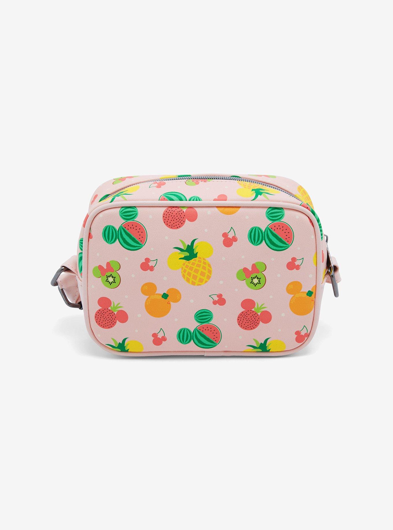 Loungefly Disney Mickey Mouse Fruits Camera Crossbody Bag, , alternate