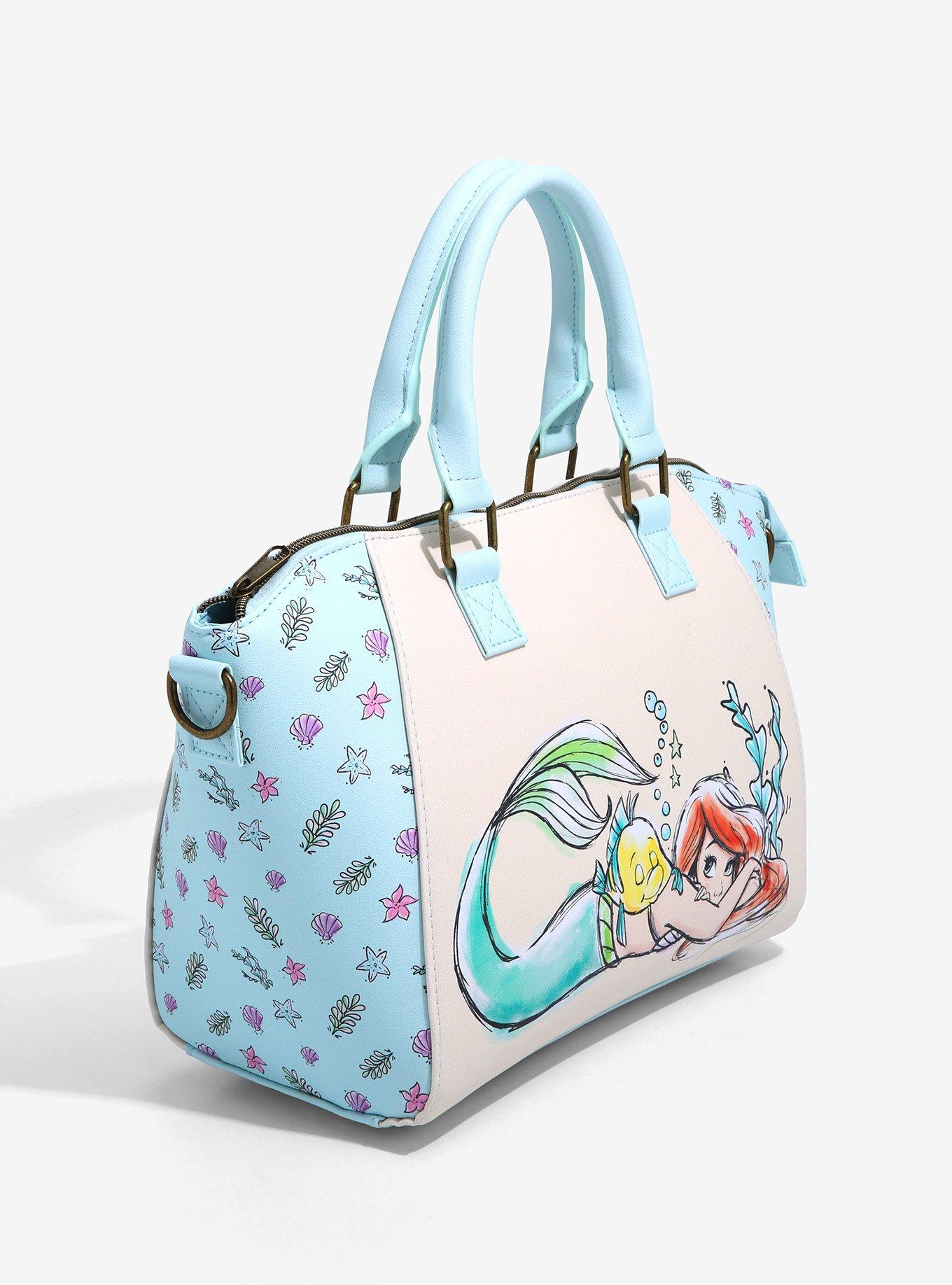 Loungefly Disney The Little Mermaid Ariel & Flounder Satchel Bag | Hot ...