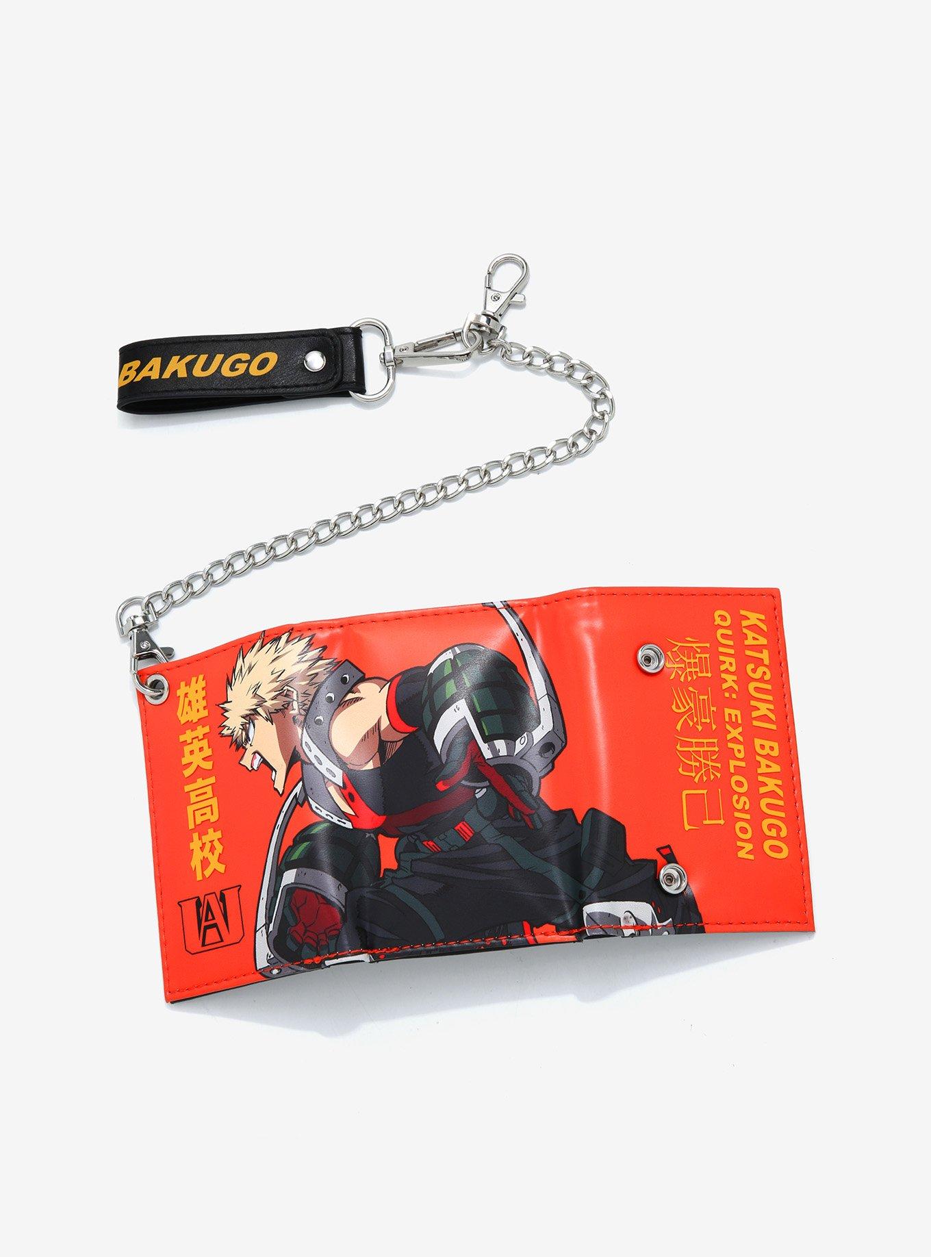 My Hero Academia Orange Bakugo Trifold Wallet, , alternate