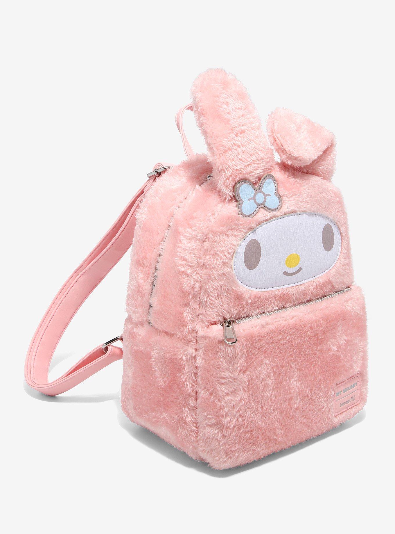 Loungefly My Melody Fuzzy Mini Backpack, , alternate