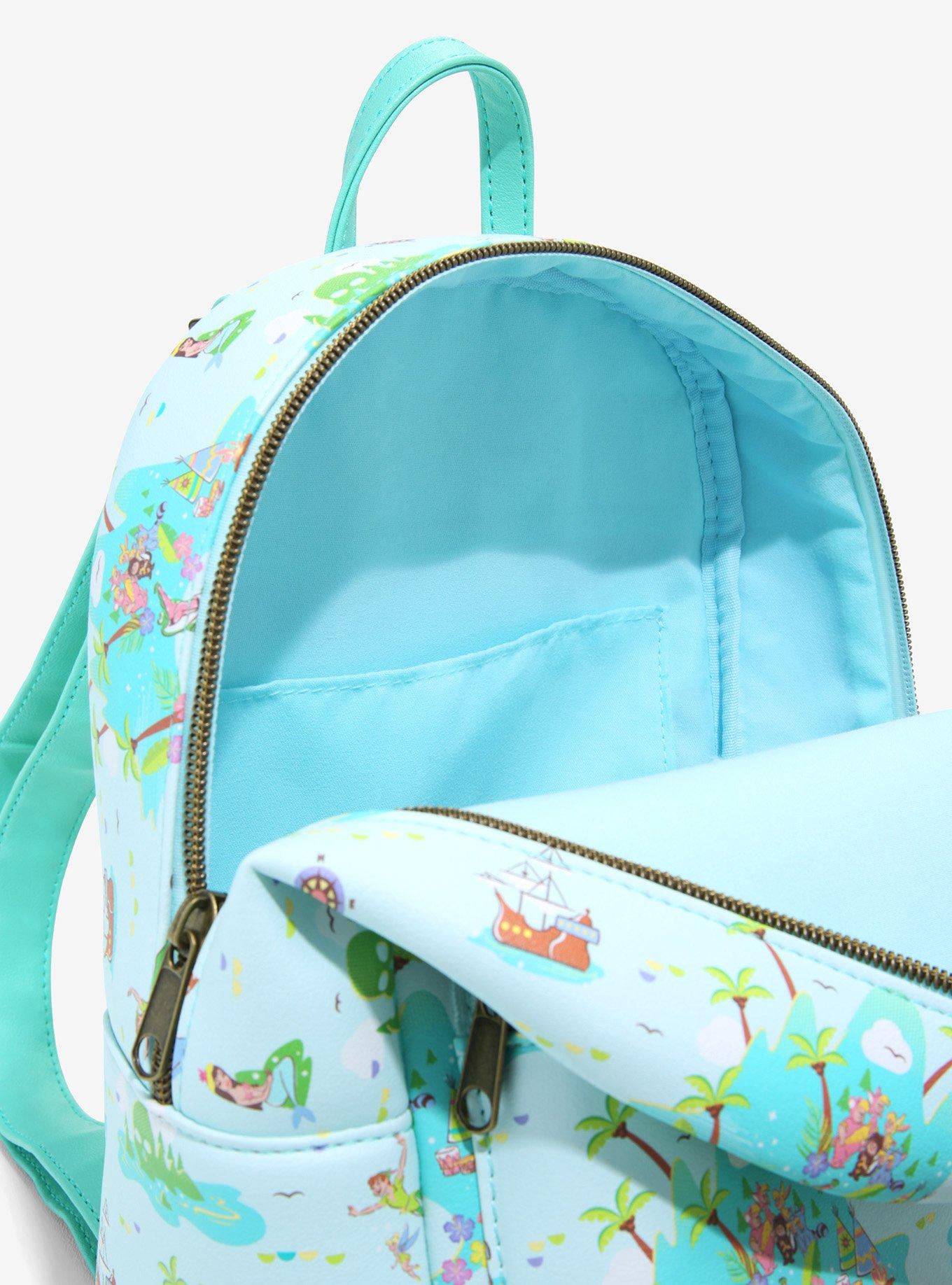 Loungefly Disney Peter Pan Island Mini Backpack, , alternate