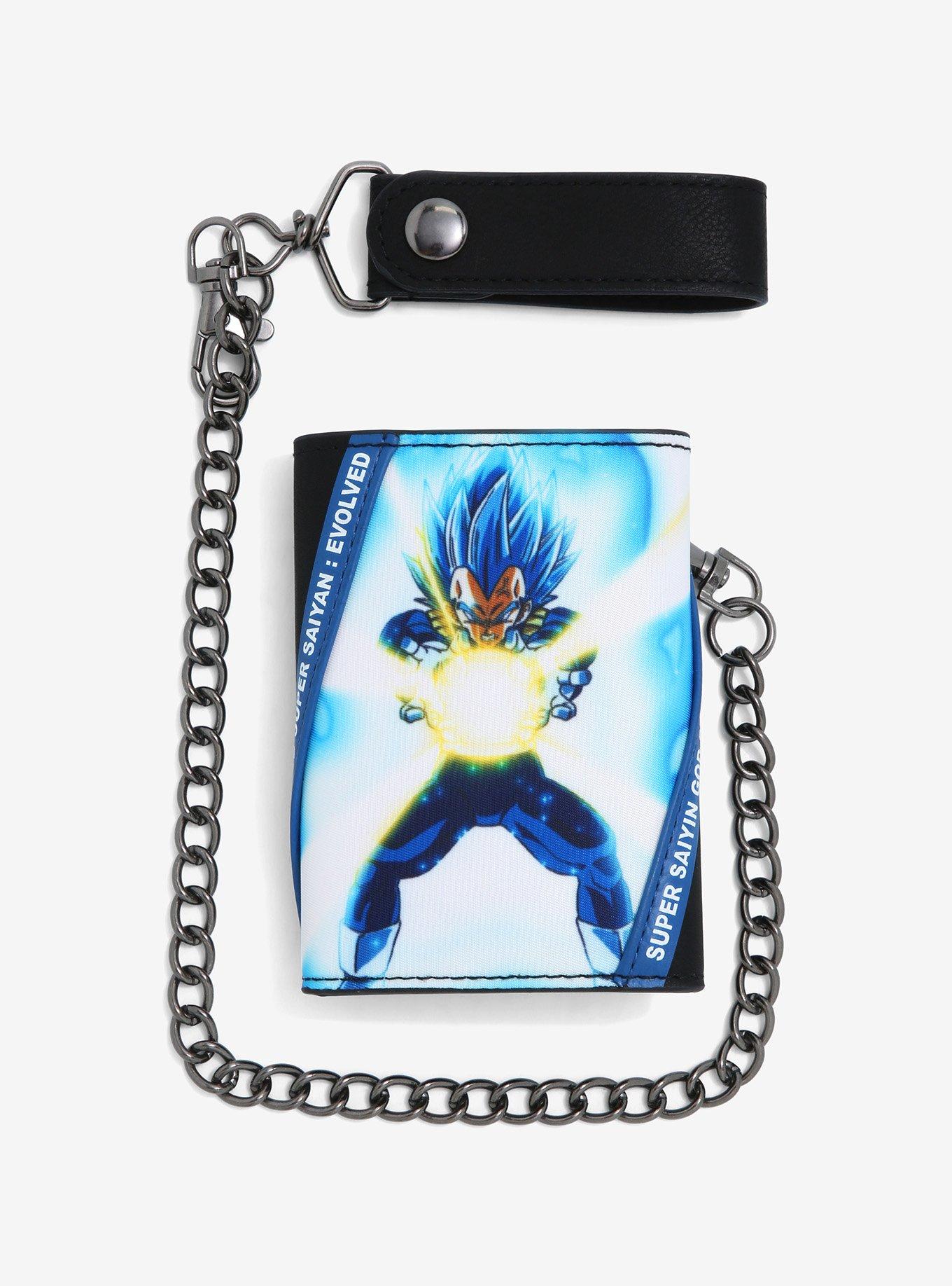 Dragon Ball Super Vegeta Trifold Chain Wallet, , alternate