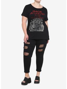 Rage Against The Machine Crowd Of Skeletons Girls T-Shirt Plus Size, , hi-res