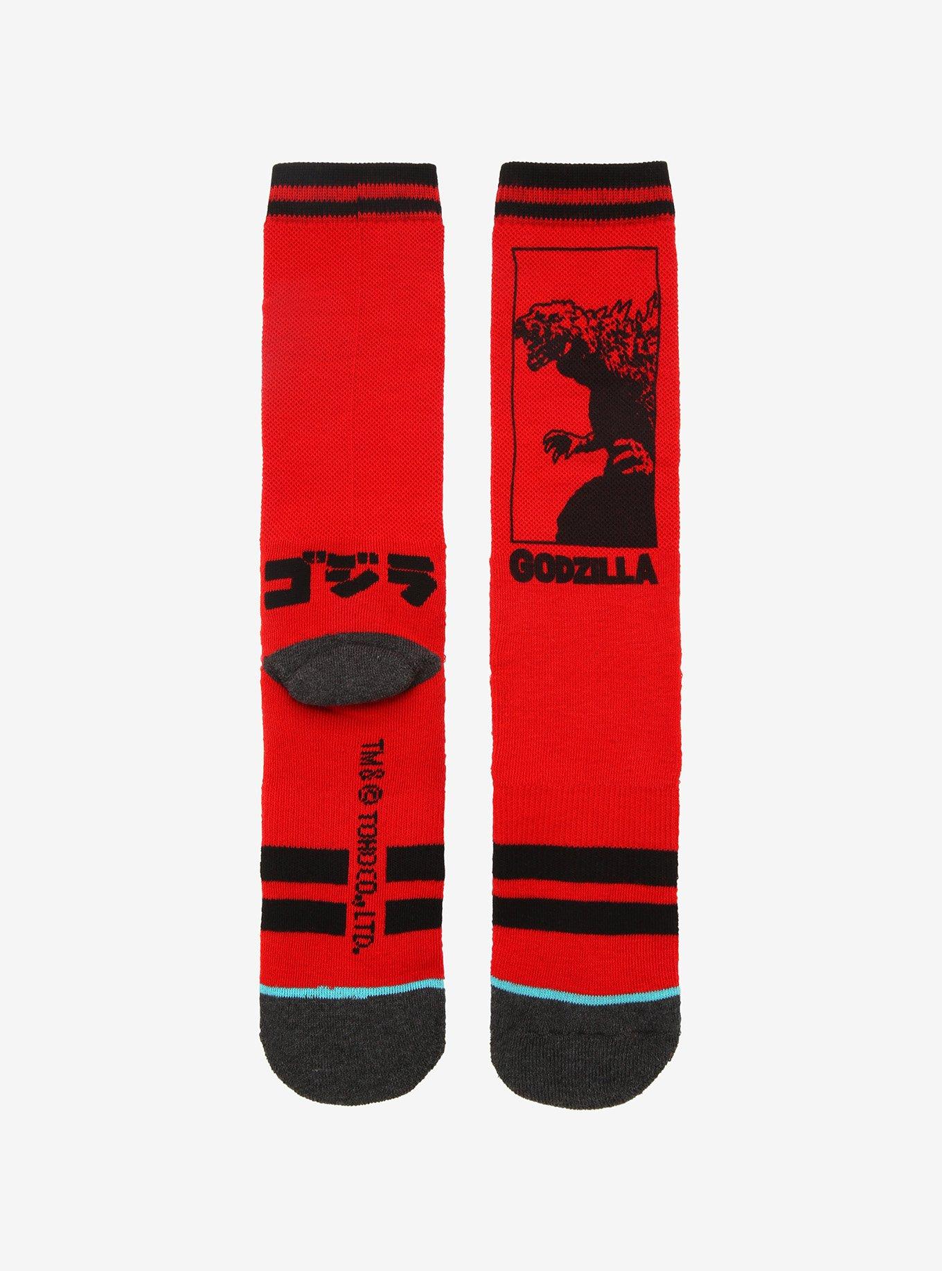 Godzilla Varsity Crew Socks, , alternate