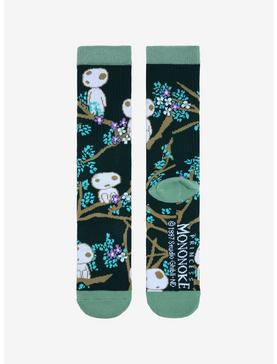 Plus Size Studio Ghibli Princess Mononoke Kodama Branch Crew Socks, , hi-res