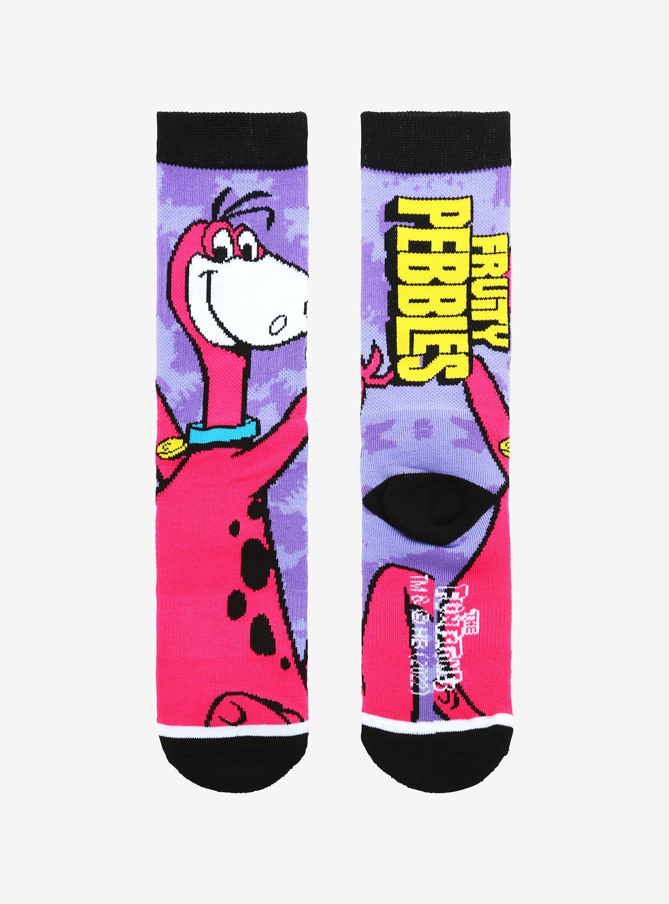 Fruity Pebbles Dino Crew Socks, , alternate