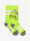 The Muppets Kermit The Frog Thinking Crew Socks, , alternate
