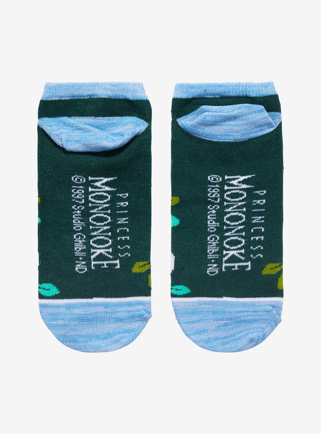 Studio Ghibli Princess Mononoke Forest Spirits No-Show Socks, , alternate