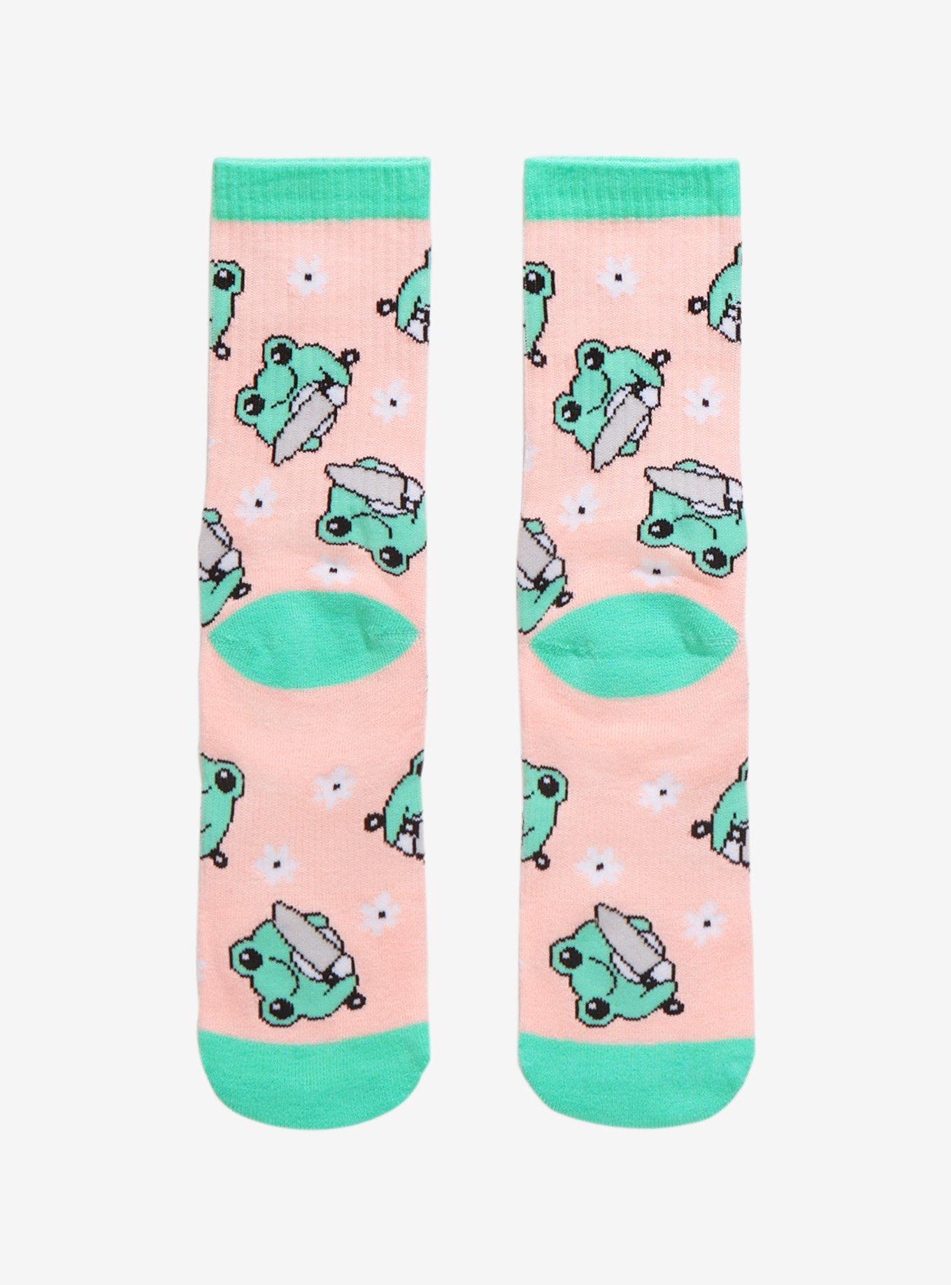 Frogs With Knives Crew Socks, , alternate