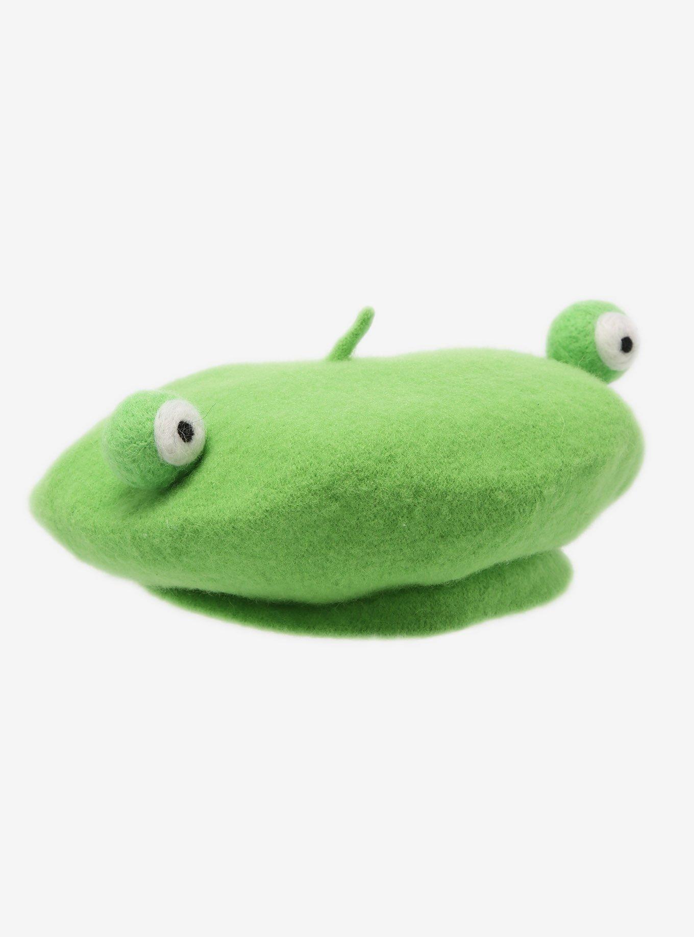 Green Frog 3D Beret, , hi-res