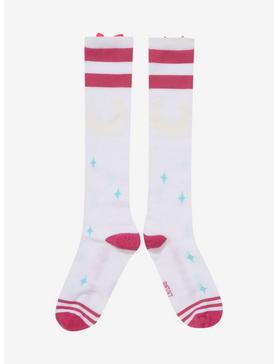 Sailor Moon Crystal Moon Bow Varsity Knee-High Socks, , hi-res