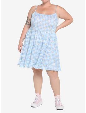 Cinnamoroll Gingham Tiered Dress Plus Size, , hi-res