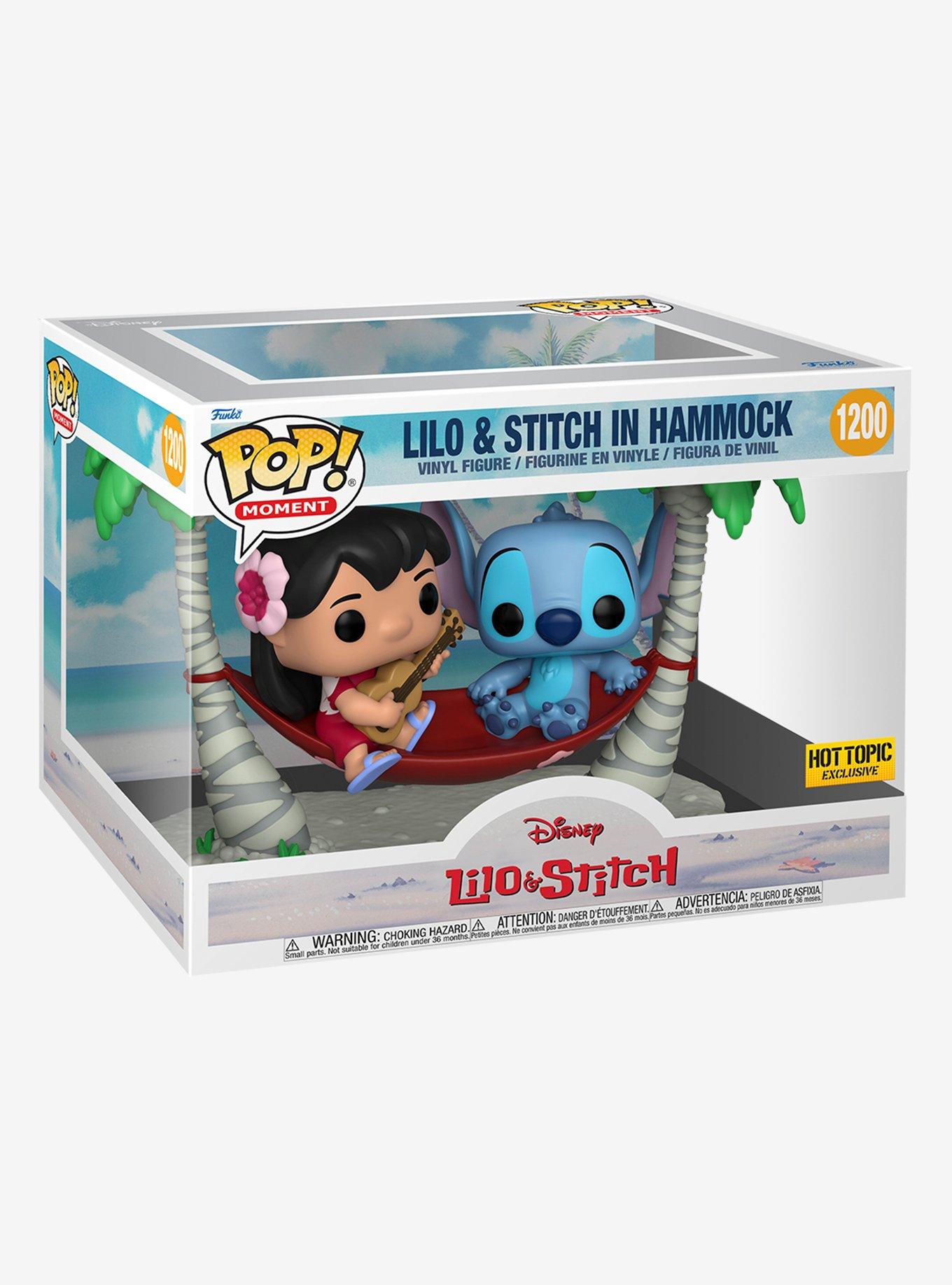 Funko Disney Lilo & Stitch Pop! Moment Lilo & Stitch In Hammock Vinyl Figure Hot Topic Exclusive, , alternate