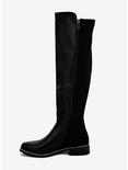 Tall Shafted Boot With Studs, BLACK, alternate
