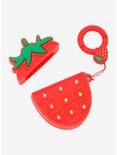 Strawberry Silicone Pop-Up Wireless Earbud Case Cover, , alternate
