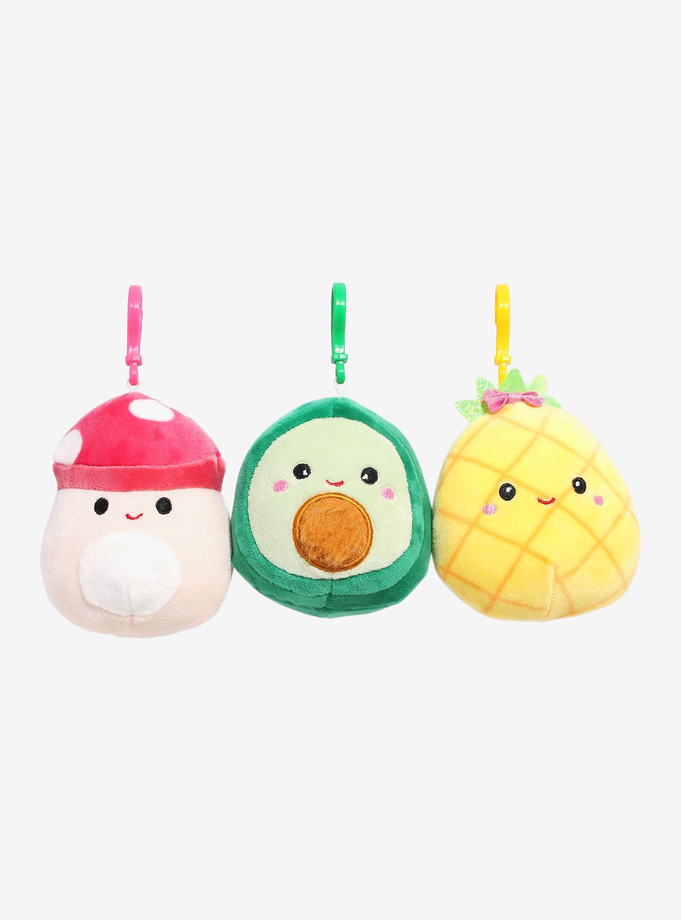 Squishmallows Fruit & Vegetable Assorted Blind Plush Key Chain, , alternate