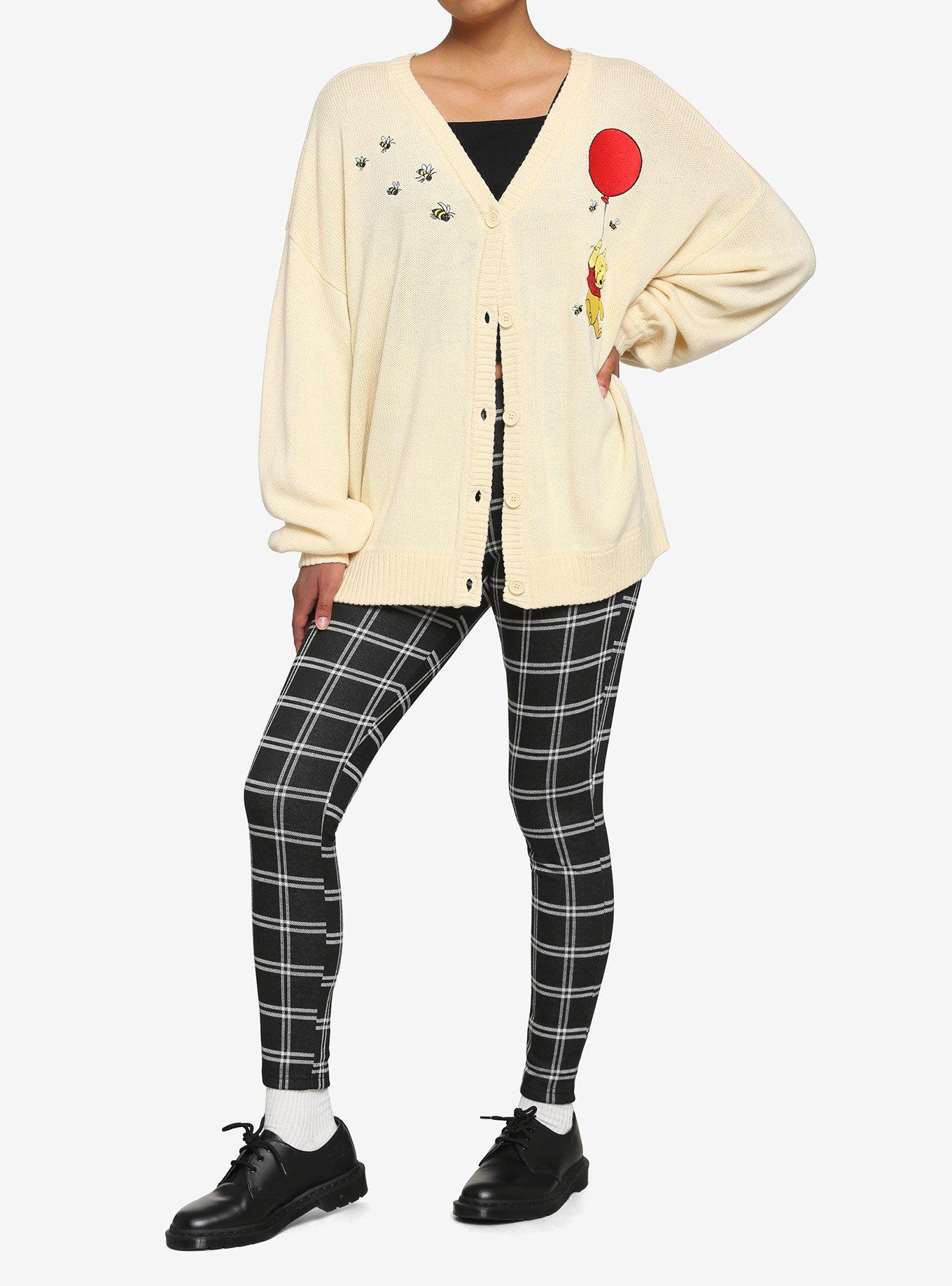 Disney Winnie The Pooh Balloon Skimmer Cardigan Plus Size, MULTI, alternate