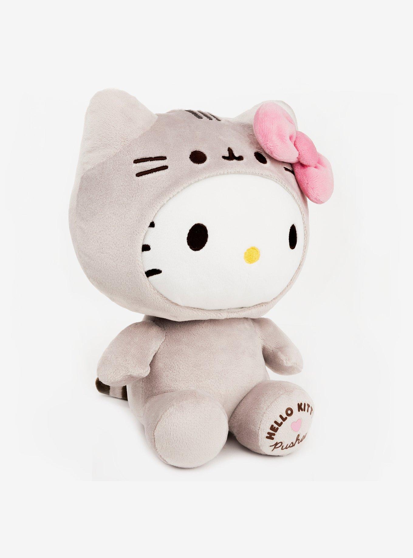 Hello Kitty x Pusheen - Hello Kitty wearing Pusheen onesie plush