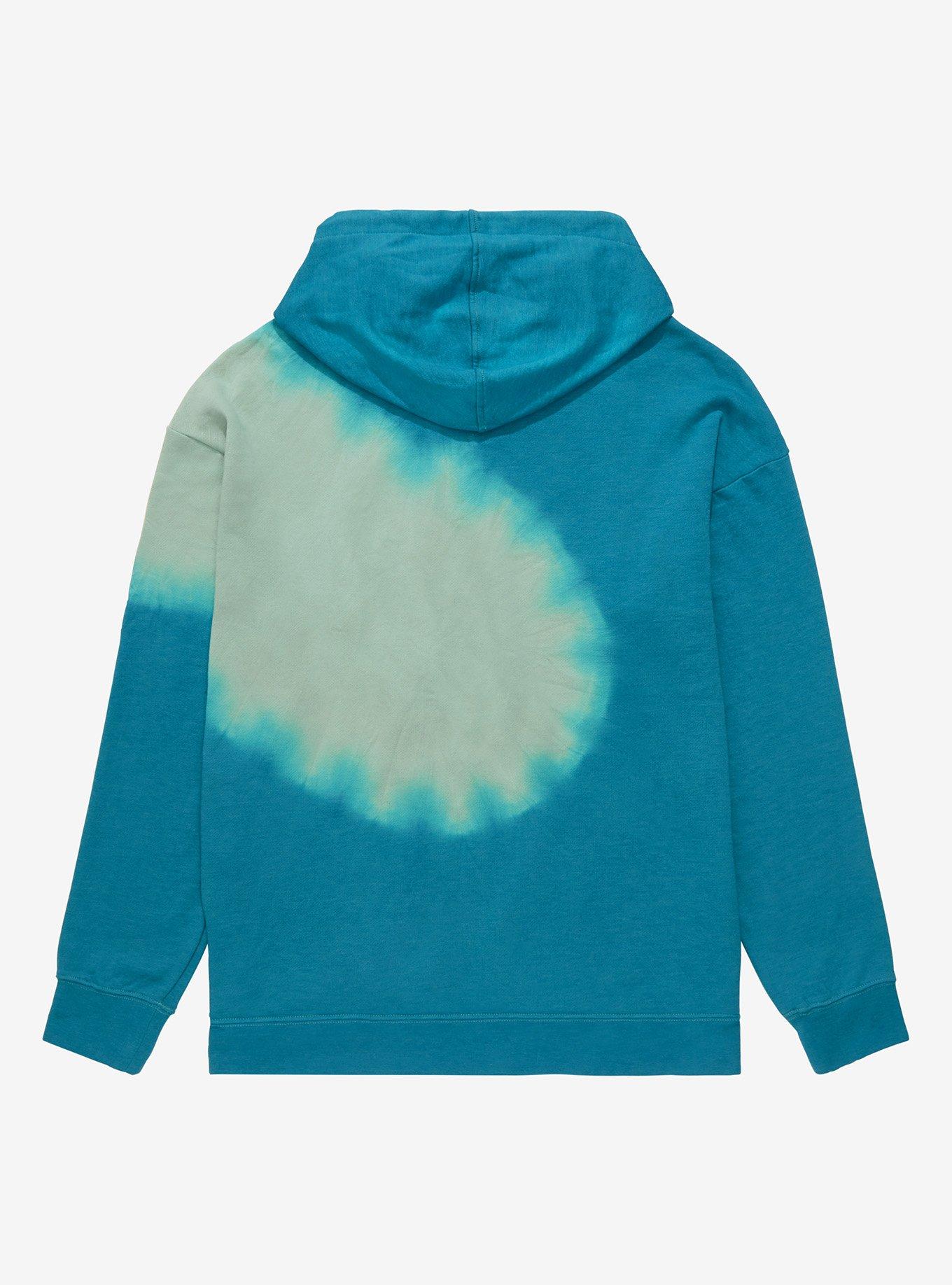 Disney Peter Pan Tinker Bell Radial Dye Hoodie, TEAL, alternate