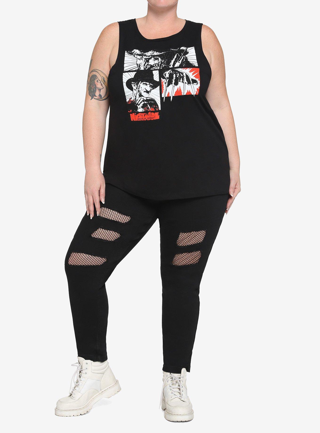 A Nightmare On Elm Street Girls Muscle Top Plus Size, MULTI, alternate