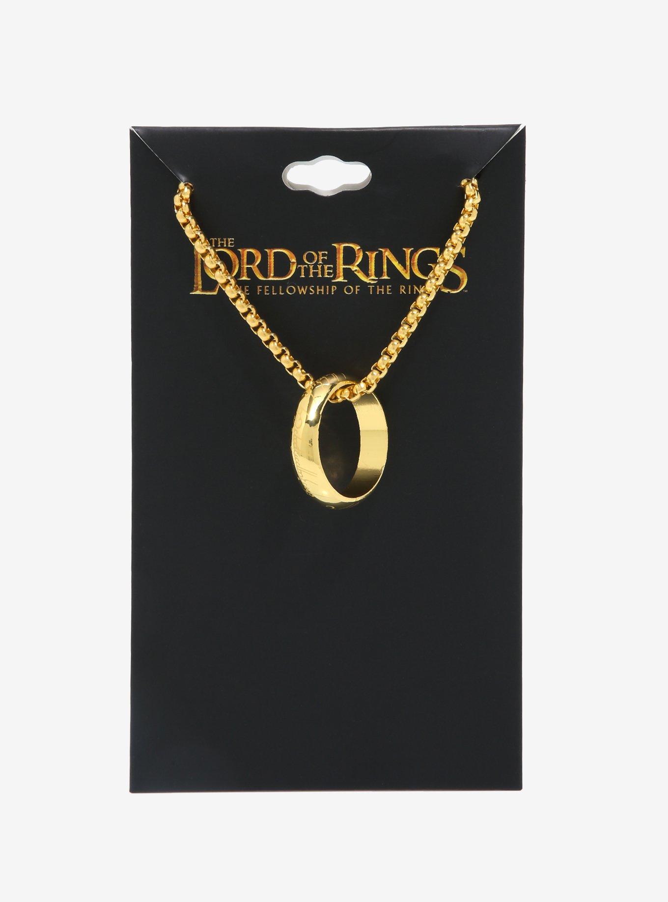 The Lord of the Rings One Ring Replica Necklace - BoxLunch Exclusive, , alternate