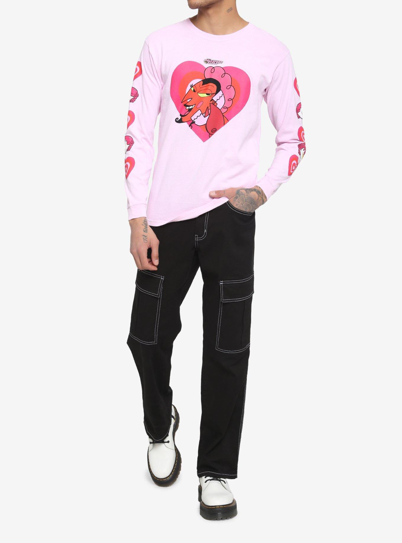 The Powerpuff Girls HIM Long-Sleeve T-Shirt, PINK, alternate