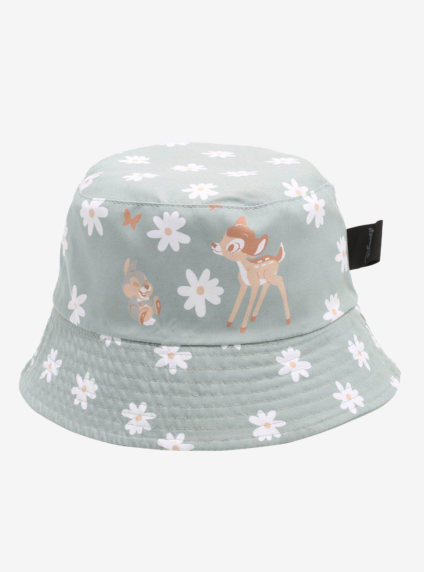 Disney Bambi Thumper & Bambi Floral Youth Reversible Bucket Hat - BoxLunch Exclusive, , alternate - view 2