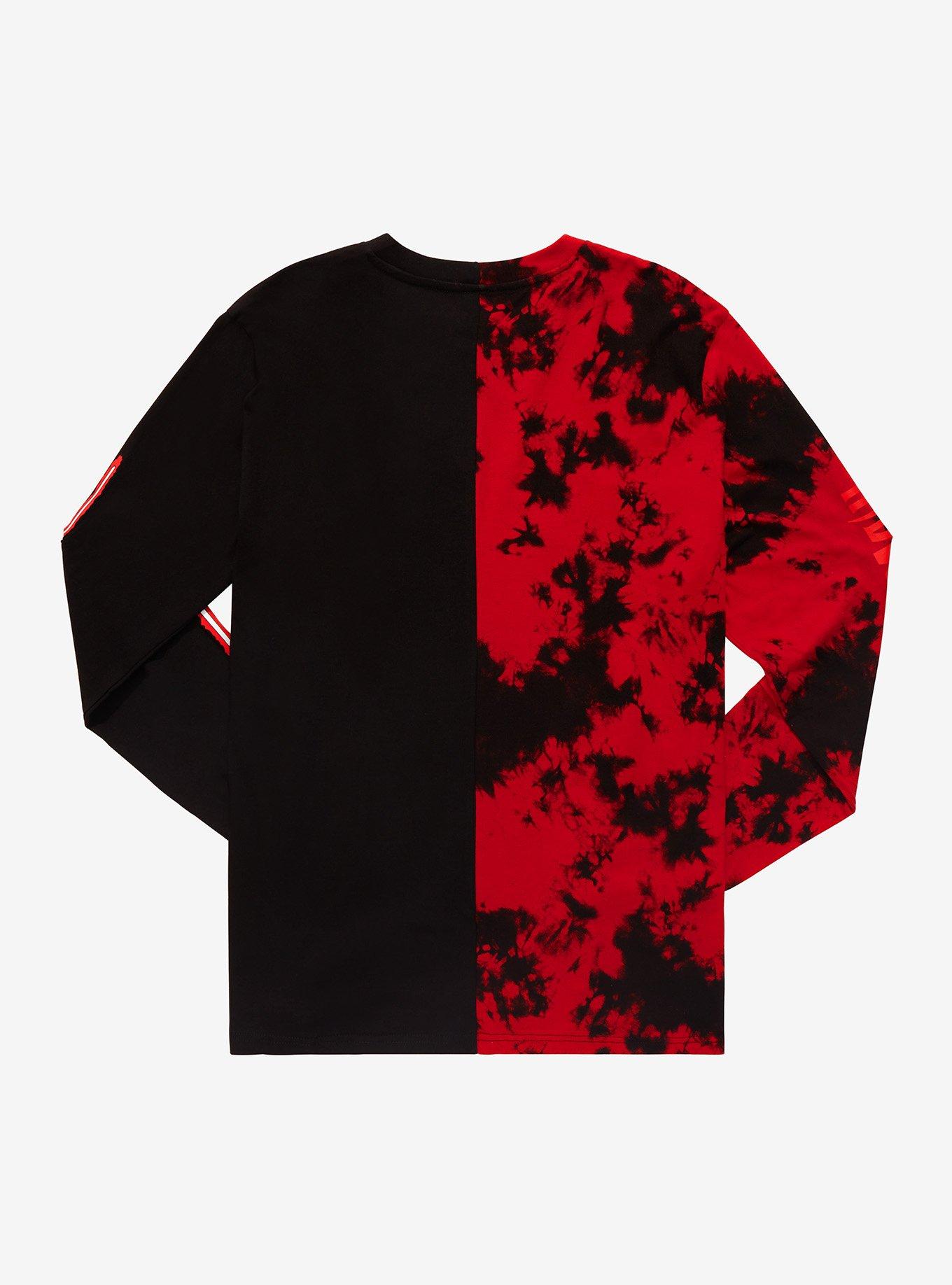 Our Universe Star Wars Darth Maul Split Red Wash Long-Sleeve T-Shirt, RED, alternate
