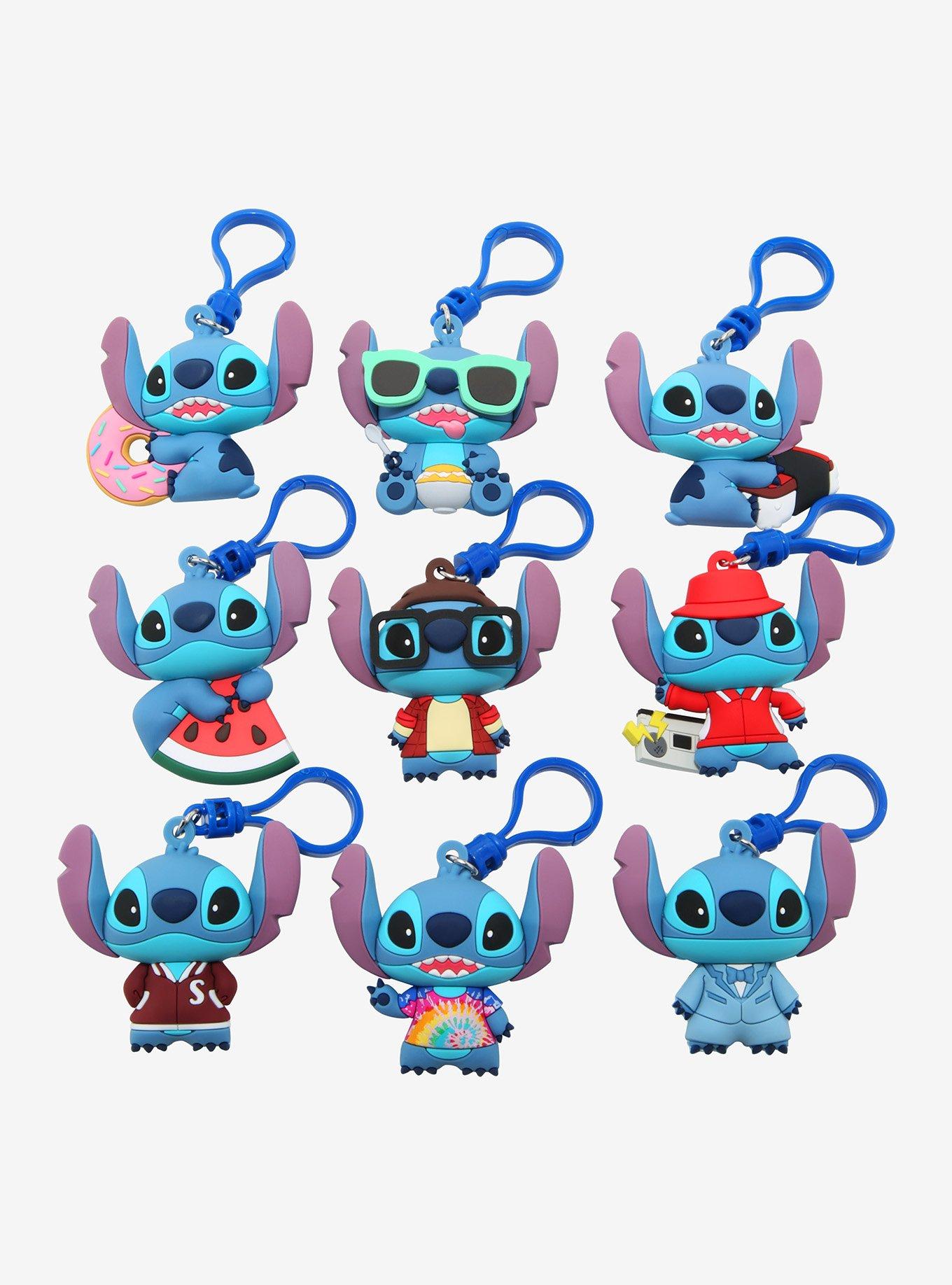  Disney Stitch Blind Bags Party Favors 3 Pack - Bundle with 3  Lilo and Stitch Keychain Mystery Figures Plus Stickers, More