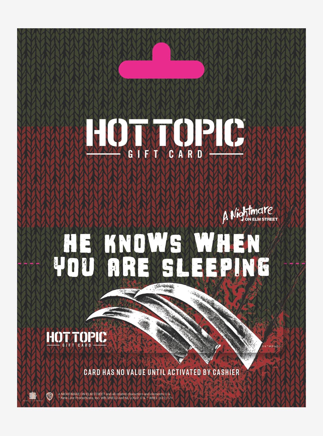 where to buy hot topic gift card