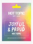 Joyful And Proud $10 Gift Card, BLACK, alternate