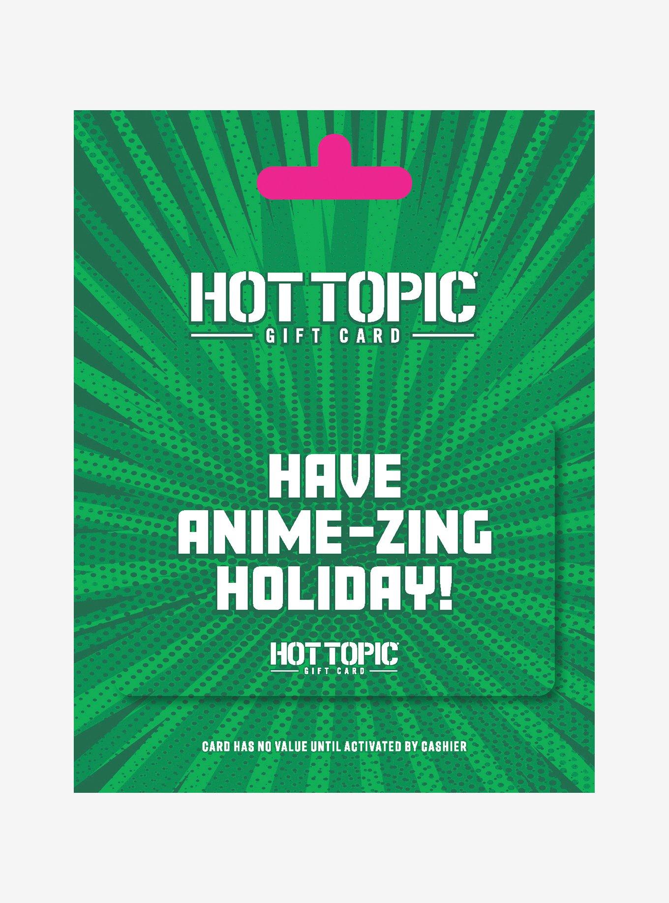 Anime-zing Holiday $10 Gift Card, BLACK, alternate
