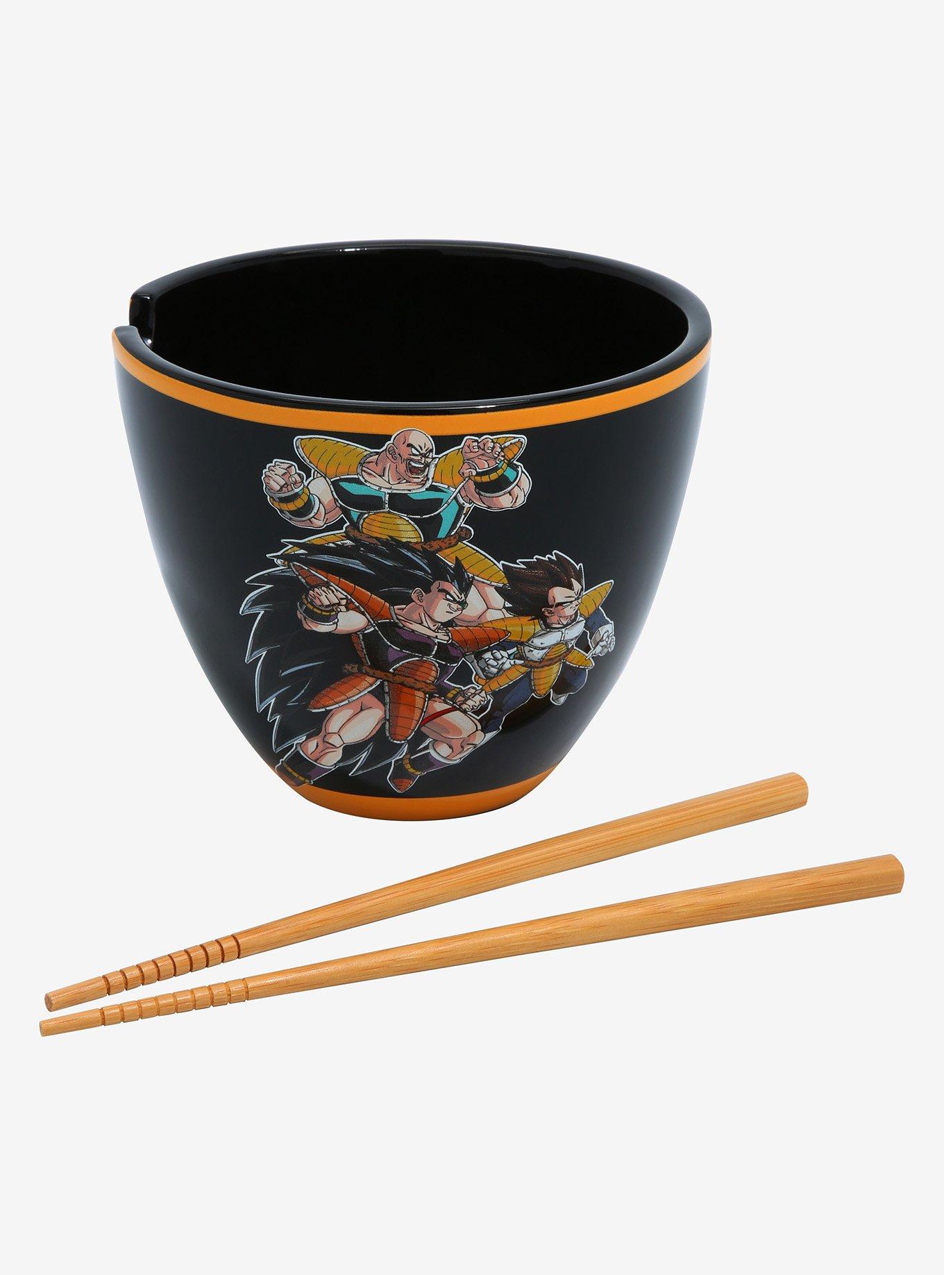 Dragon Ball Z Battle-Ready Group Portrait Ramen Bowl with Chopsticks , , alternate
