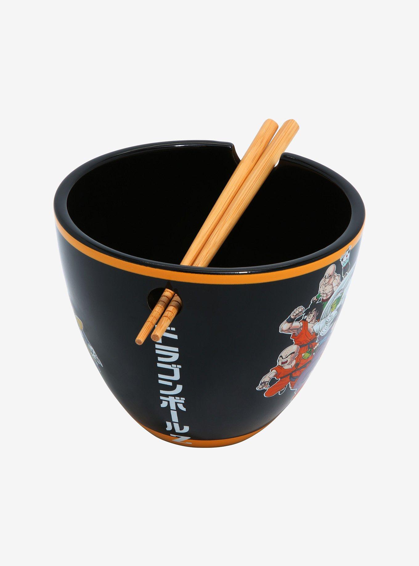 Dragon Ball Z Battle-Ready Group Portrait Ramen Bowl with Chopsticks , , alternate