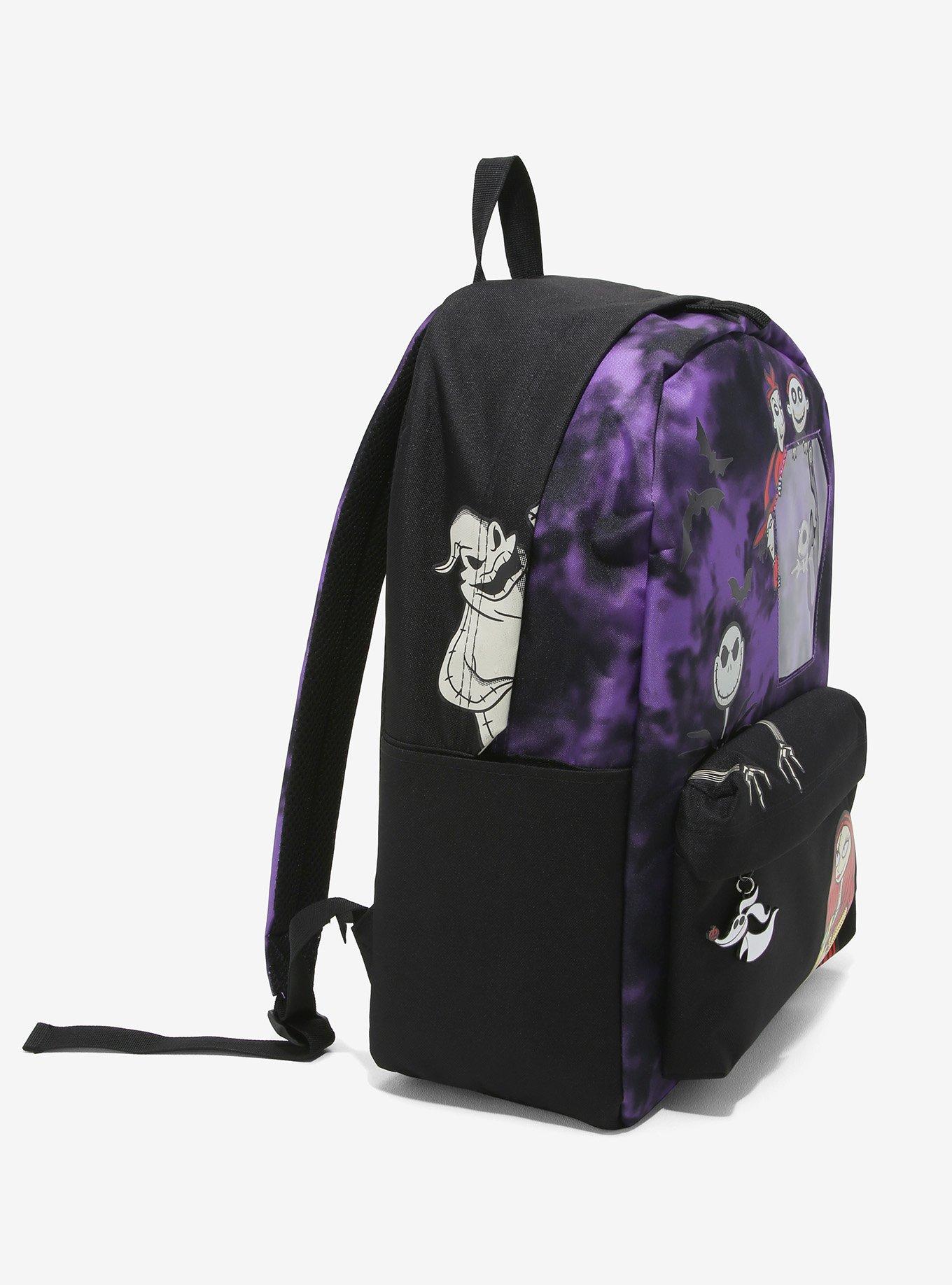 The Nightmare Before Christmas Purple Wash Pin Collector Backpack, , alternate