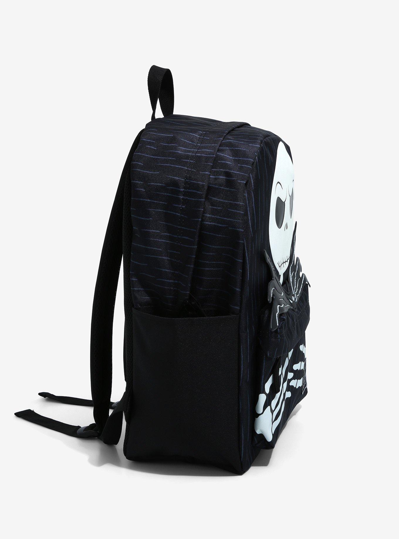 The Nightmare Before Christmas Jack Skellington Glow-In-The-Dark Backpack, , alternate