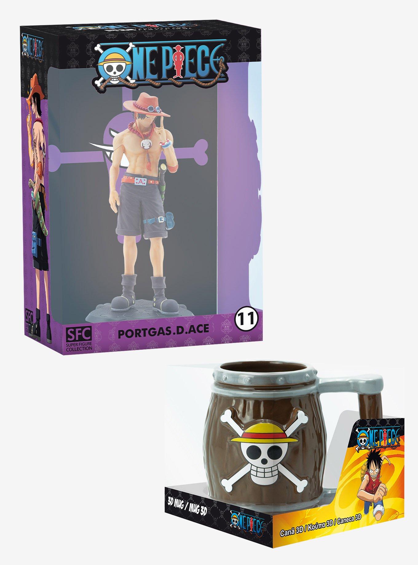 One Piece Ace Figure And Straw Hat 3D Mug, , alternate