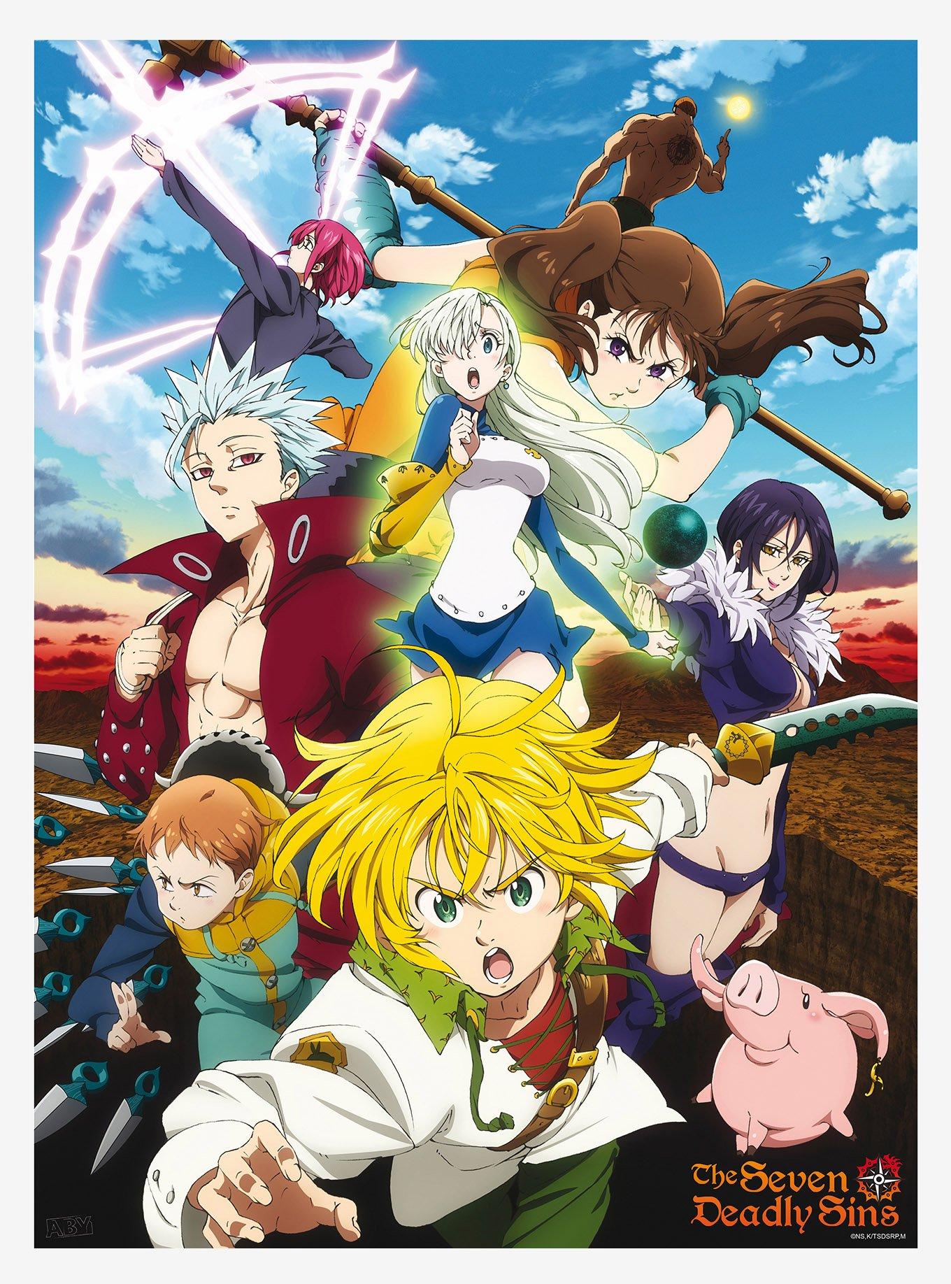 The Seven Deadly Sins 3 Pack Posters, , alternate