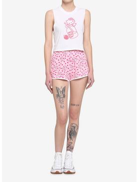 Hello Kitty Strawberry Milk Tank & Shorts Girls Lounge Set, , hi-res