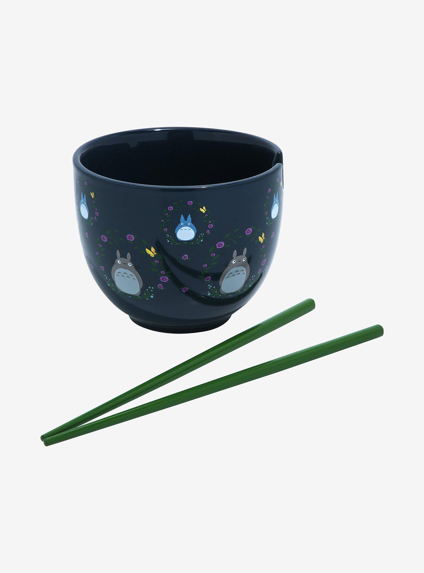 Studio Ghibli My Neighbor Totoro Totoro Floral Wreaths Ramen Bowl, , alternate