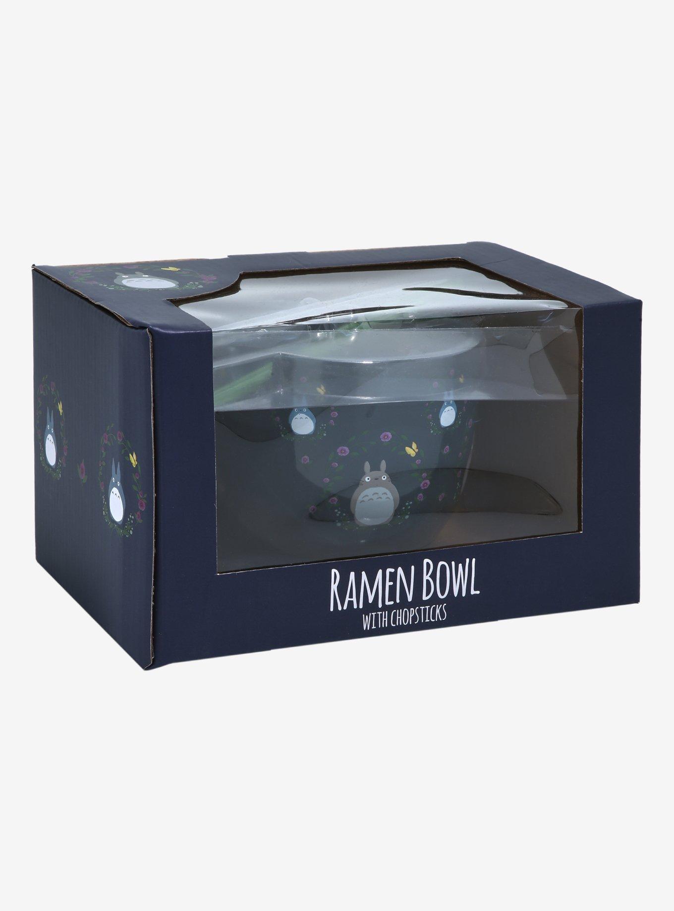 Studio Ghibli My Neighbor Totoro Totoro Floral Wreaths Ramen Bowl, , alternate