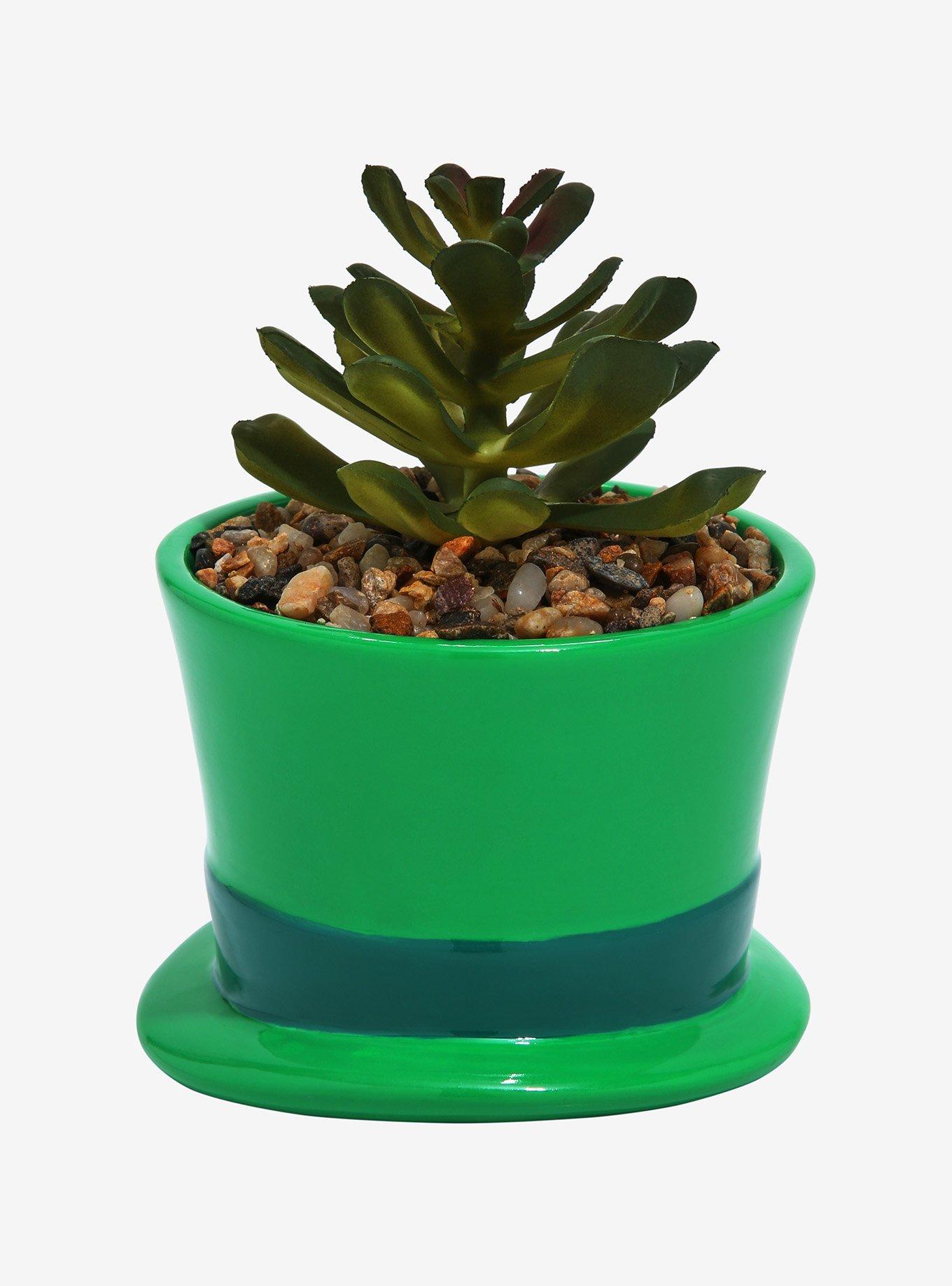 Disney Alice in Wonderland Mad Hatter Faux Succulent Planter, , alternate