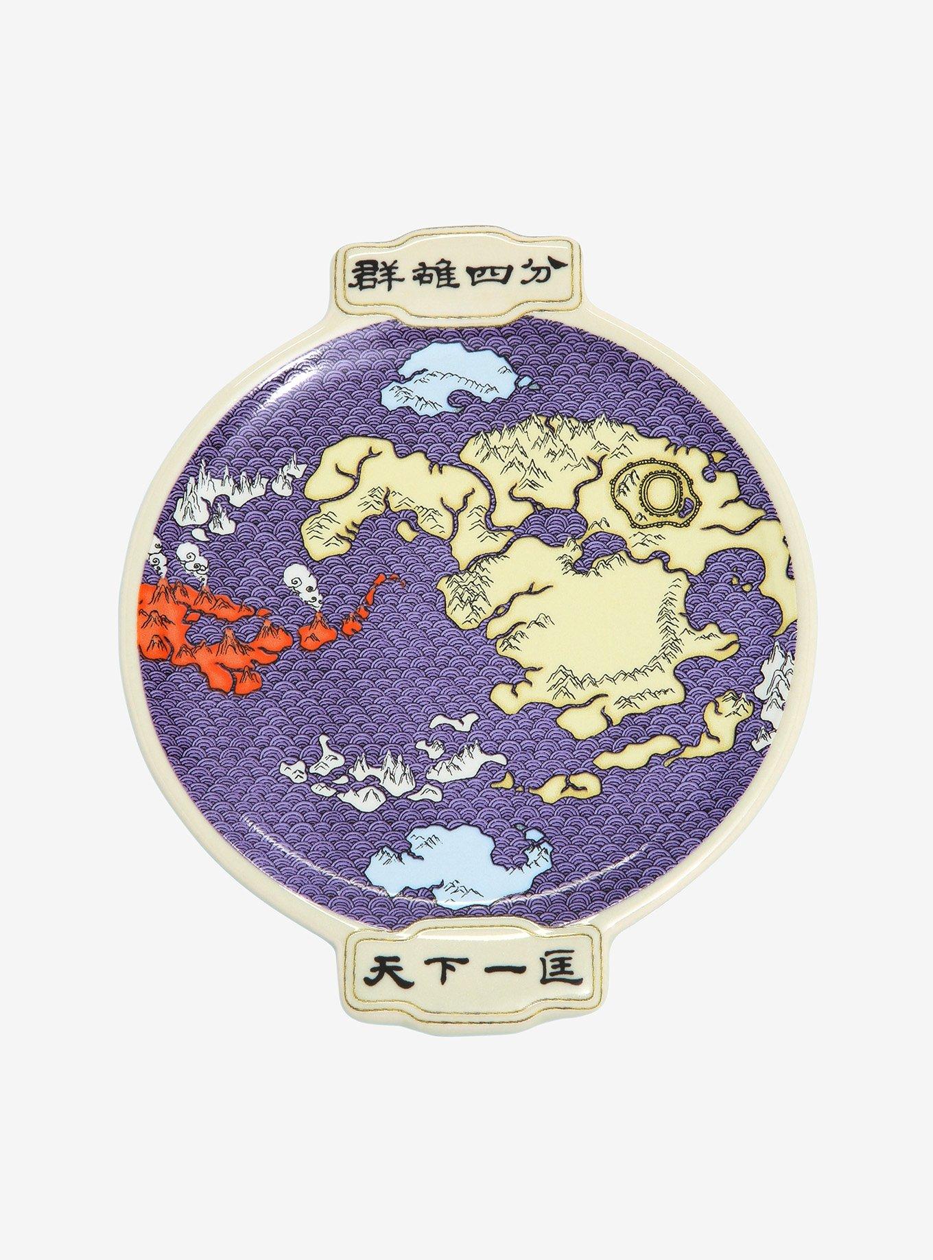 Avatar: The Last Airbender Four Nations Map Trinket Tray, , alternate