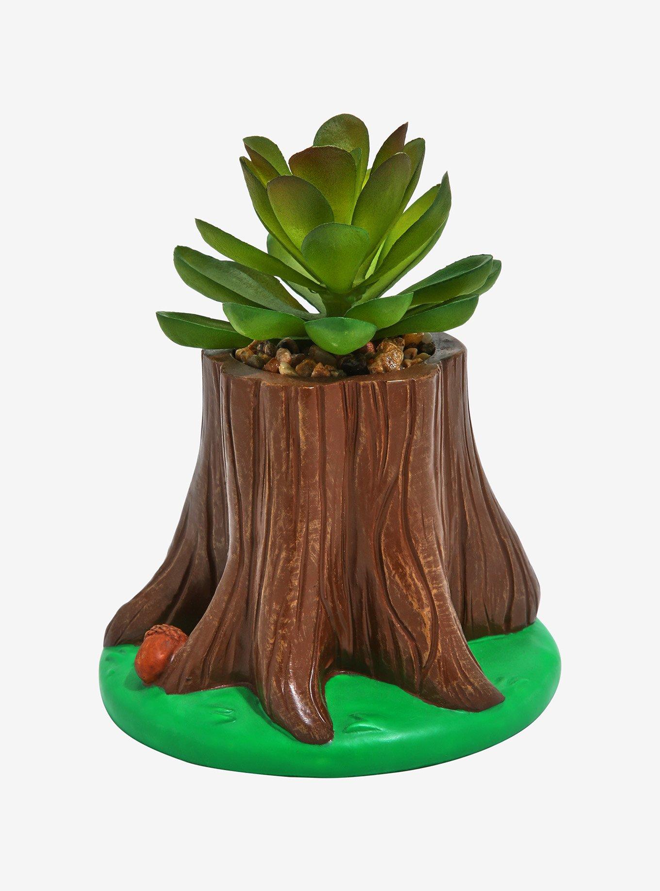 Disney Chip &lsquo;n Dale Log Faux Succulent Planter, , alternate