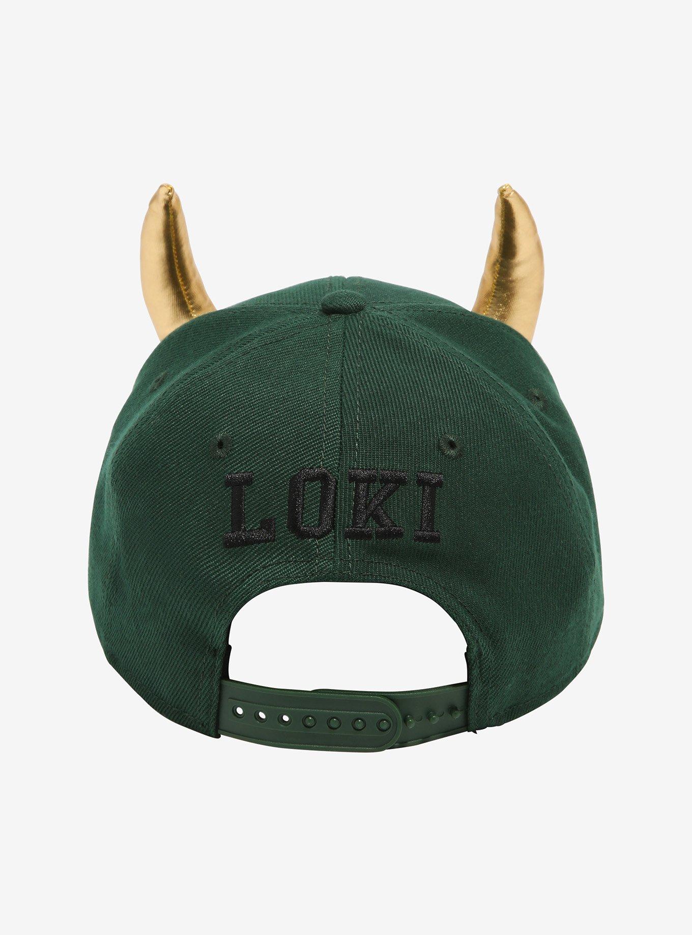 Marvel Loki 3D Horns Snapback Hat, , alternate