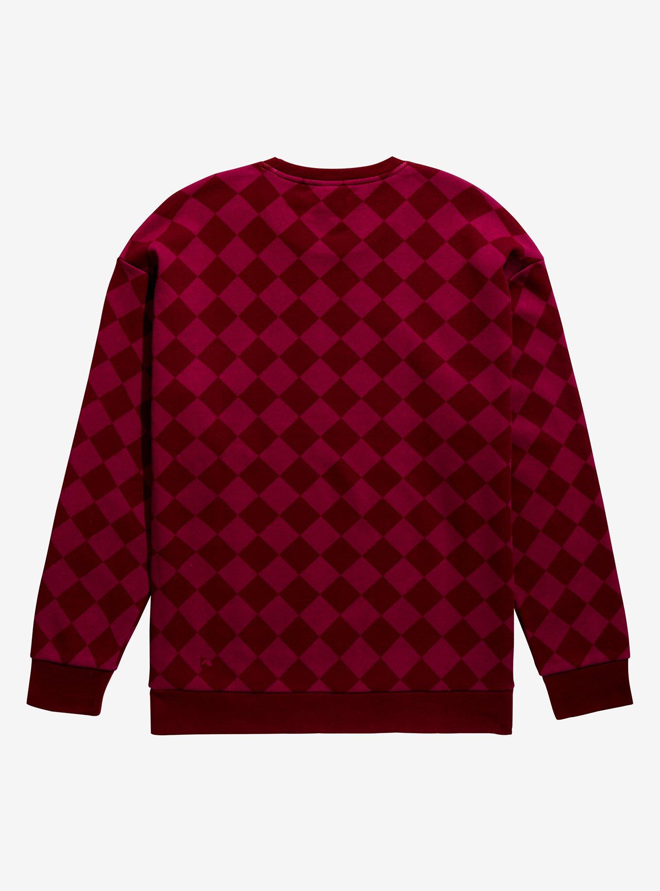 Disney The Princess and the Frog Tiana's Palace Diamond Crewneck - BoxLunch Exclusive, BURGUNDY, alternate