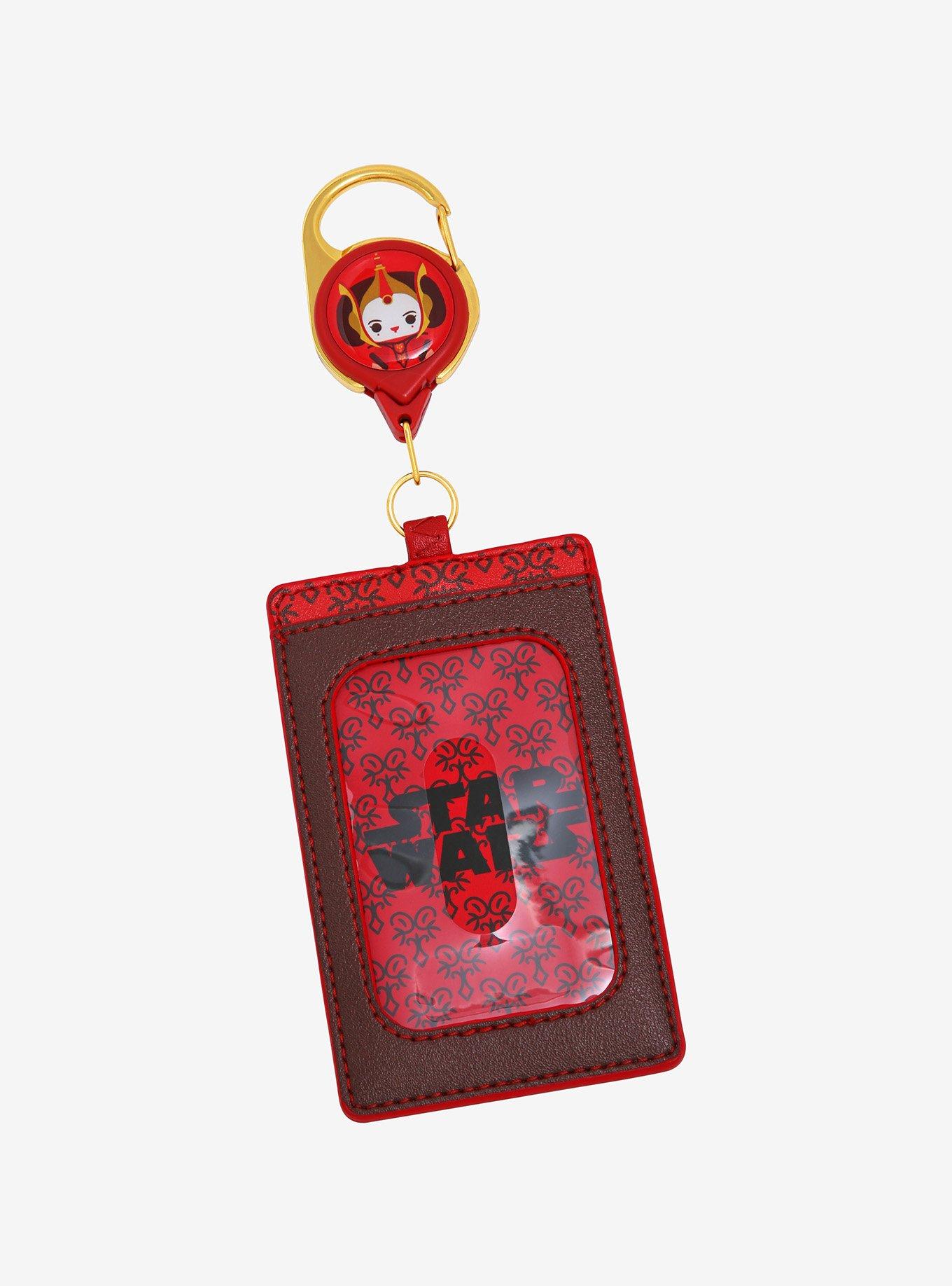 Loungefly Star Wars Queen Amidala Red Invasion Gown Retractable Lanyard - BoxLunch Exclusive, , alternate