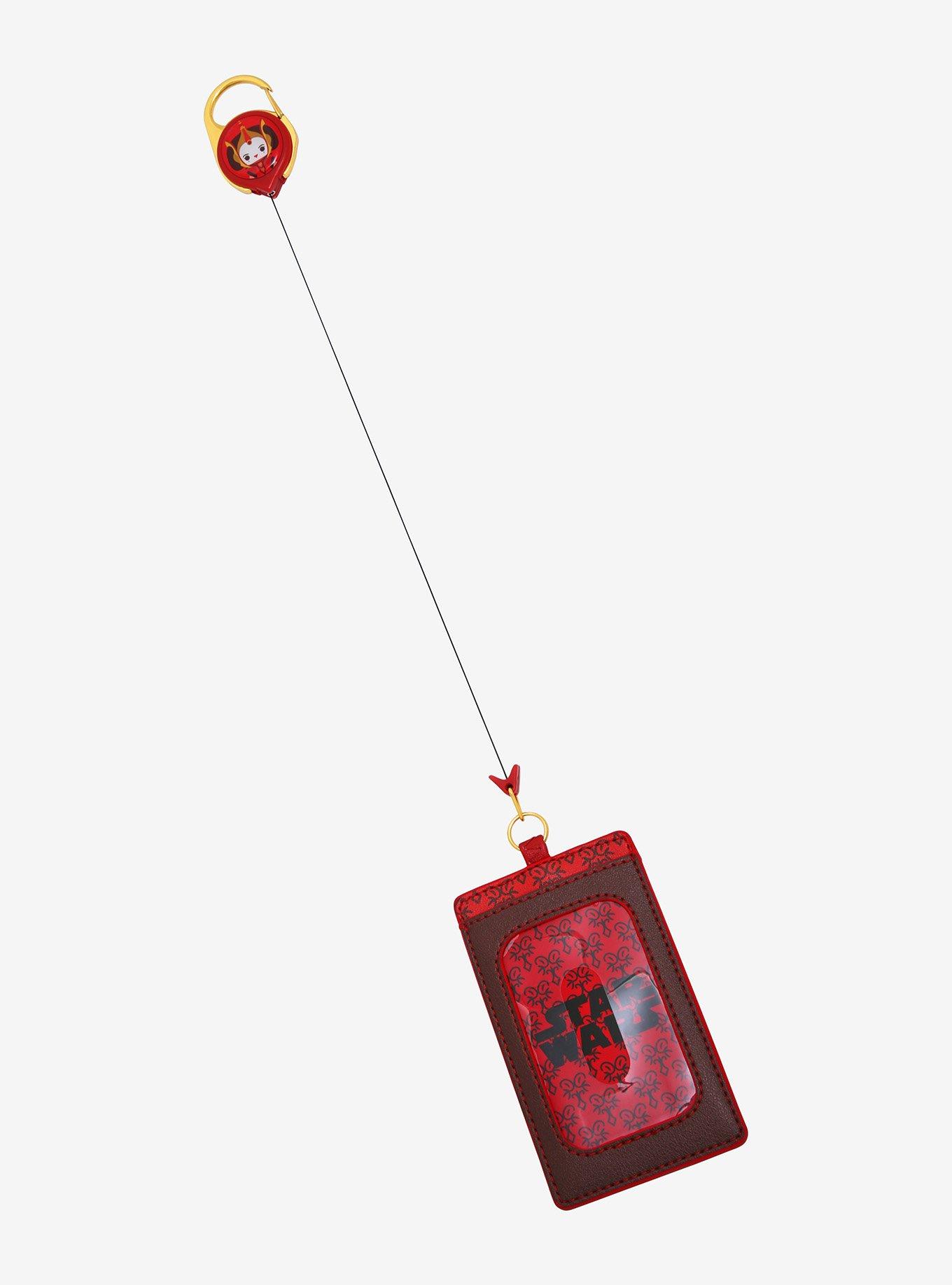 Loungefly Star Wars Queen Amidala Red Invasion Gown Retractable Lanyard - BoxLunch Exclusive, , alternate