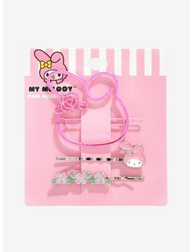 Sanrio My Melody Floral Hair Clip Set - BoxLunch Exclusive, , hi-res