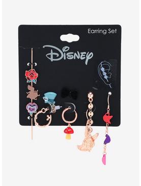Disney Alice in Wonderland Mix & Match Earring Set - BoxLunch Exclusive, , hi-res